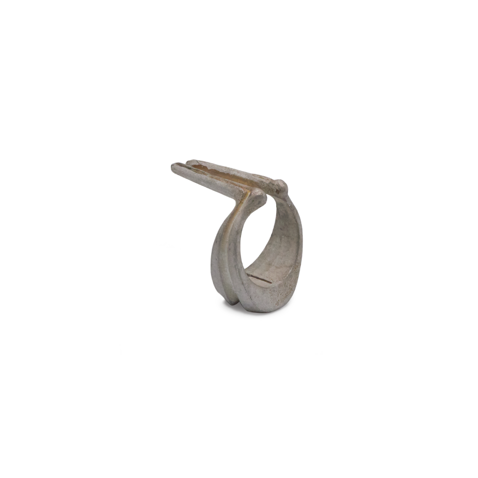Metamorphosis Signet Ring Recycled Silver Avant Garde Contemporary Jewelry Raw Jewellery Blackened Antiqued Barzakh brz-r-0001