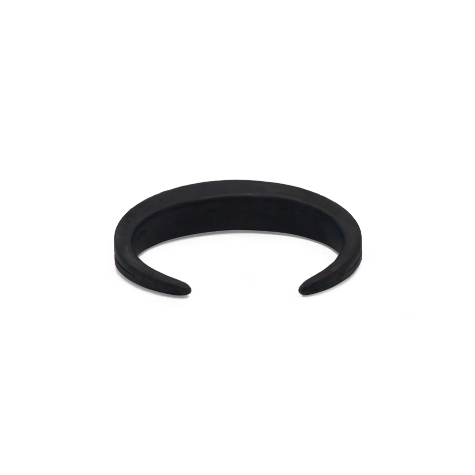 Wounds of a helix cuff bracelet Recycled Silver Avant Garde Contemporary Jewelry Raw Jewellery Blackened Antiqued Barzakh brz-b-0001 (1)