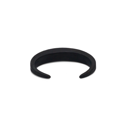 Wounds of a helix cuff bracelet Recycled Silver Avant Garde Contemporary Jewelry Raw Jewellery Blackened Antiqued Barzakh brz-b-0001 (1)