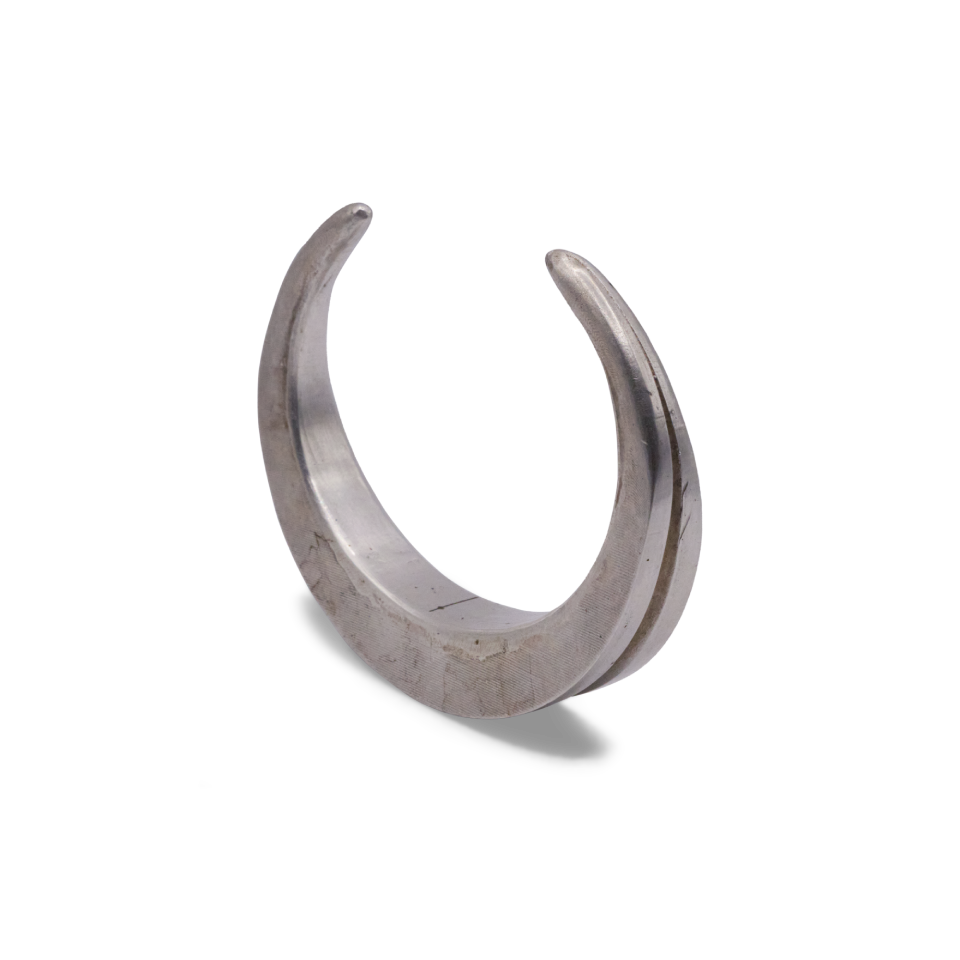 Wounds of a helix cuff bracelet Recycled Silver Avant Garde Contemporary Jewelry Raw Jewellery Blackened Antiqued Barzakh brz-b-0001 (5)
